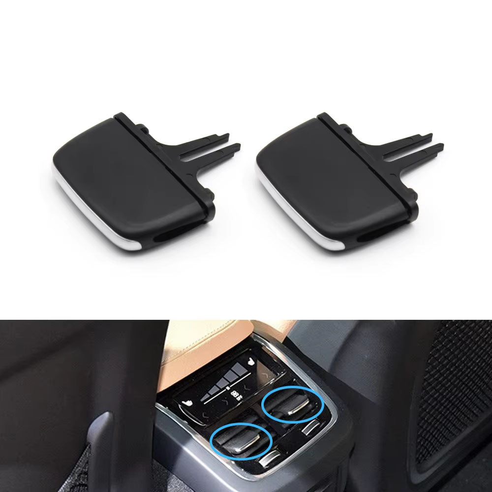 Car Rear Air Conditioning AC Vent Grille Outlet Slider Tab Clip Repair Kit For Volvo V90 S90 2016 2017 2018 2019 2020 2021-2024