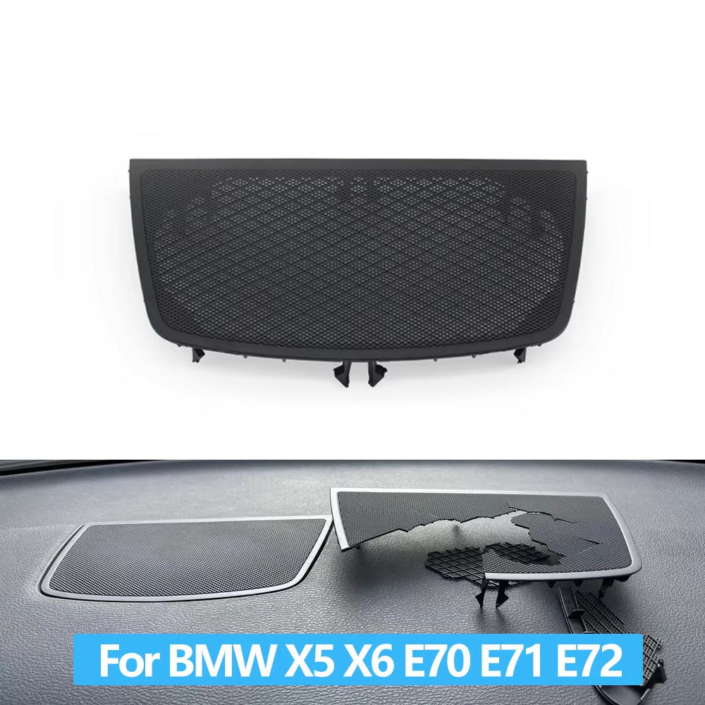 Car Front Center Dashboard Loud Speaker Cover Grille Panel Trim Replacement For BMW X5 X6 E70 E71 E72 51457161796