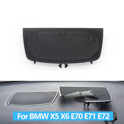 Car Front Center Dashboard Loud Speaker Cover Grille Panel Trim Replacement For BMW X5 X6 E70 E71 E72 51457161796
