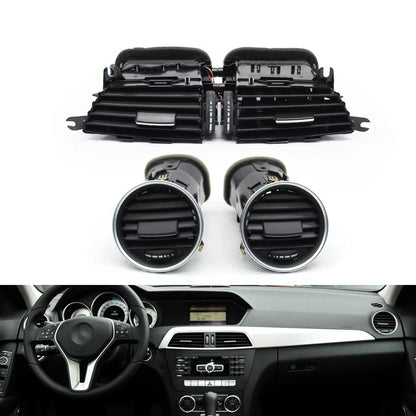 LHD RHD Car Central Left Right Air Conditioning AC Vent Grille Assembly For Mercedes Benz C Class W204 LCI 2011 2012 2013 2014