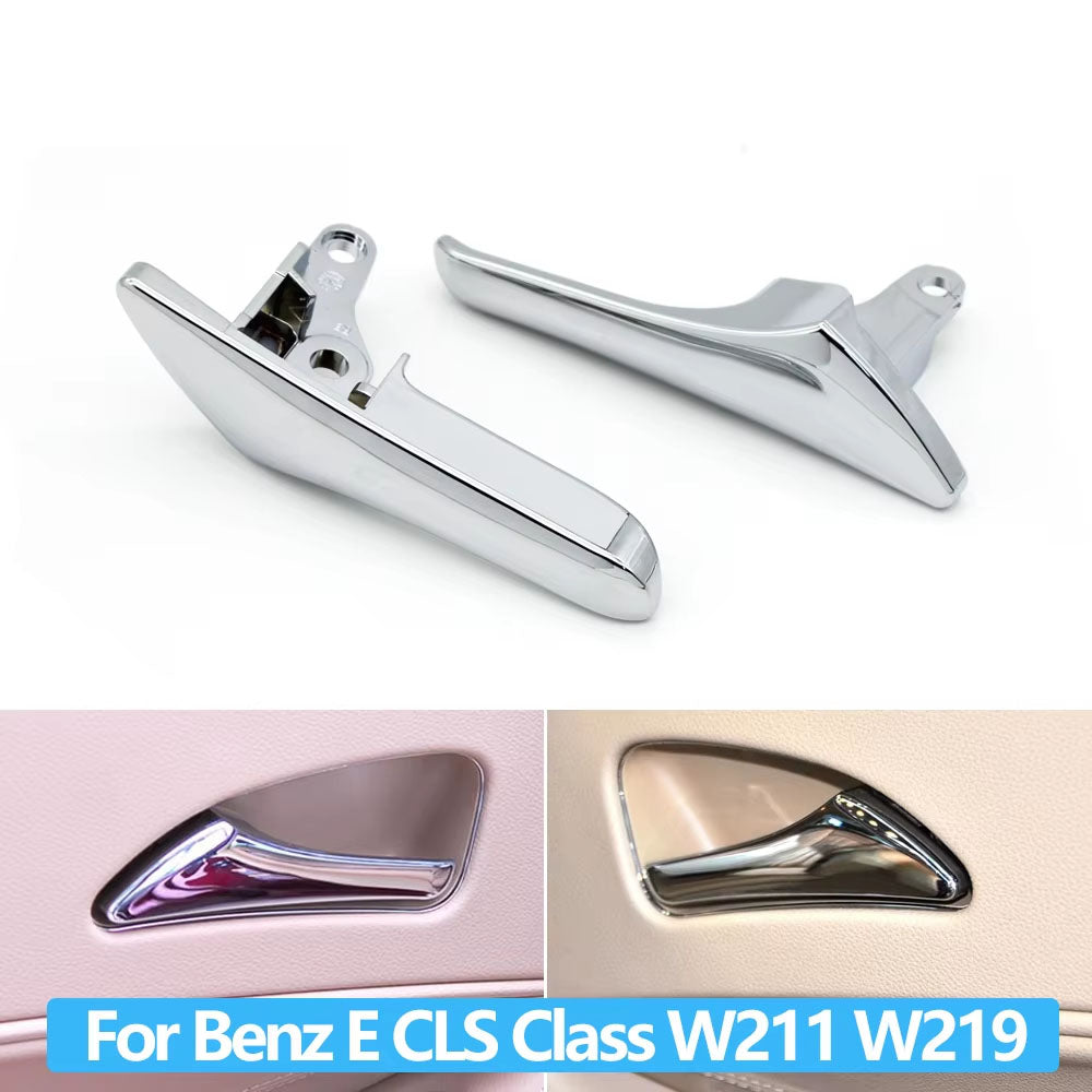 1/2/4PCS Car Left Right Chrome Door Pull Handle For Mercedes Benz E CLS Class W211 W219 E320 E500 E63 AMG 2117660124,2117660224