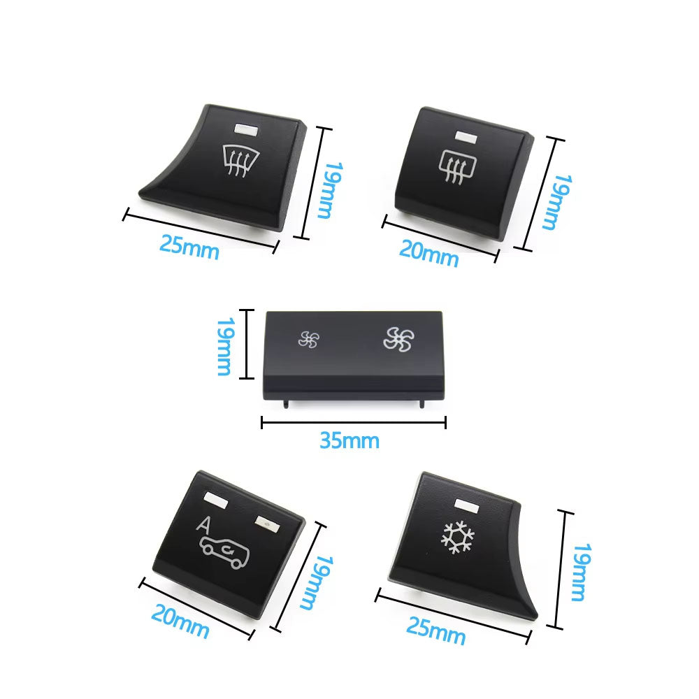 Car Heater Climate Control Fan Volume Air Conditioning Button Circulation Button For BMW X5 X6 E70 E71 E72 2007-2014 64119310445