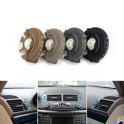 2PCS Front Rear Air Conditioning Control Roller AC Vent Base Rolling Wheel For Benz E Class W211 E200 E300 E230 E260 E280