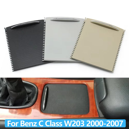 Car Center Console Sliding Shutter Cup Holder Water Cup Holder Panel Roller Cover For Mercedes Benz C Class W203 2000-2007