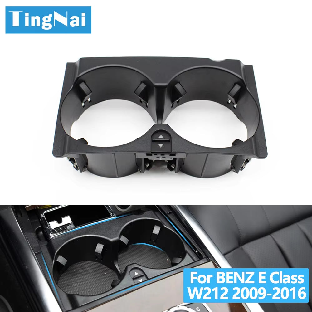 Car Center Console Drink Cup Holder Replacement For Mercedes BENZ E Class W212 2009-2016 E200 E260 E300 E400 A2126800110