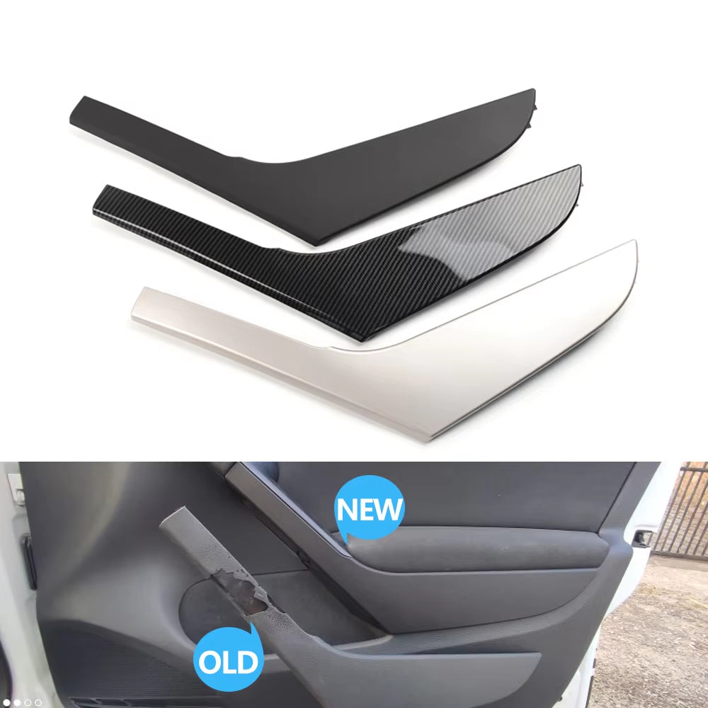 Black Car Interior Door Left Right Pull Handle Cover Trim For Volkswagen VW Golf 6 GTI MK6 2009 2010 2011 2012 2013 2014