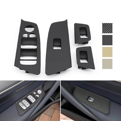 LHD Car Interior Front Rear Door Window Lift Switch Button Panel Trim Cover Replace For BMW 5 Series G30 G31 F90 525i 530i 540i