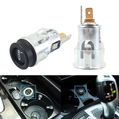Car Interior Accessories Universal Plug Cigarette Lighter Socket Assembly Replacement for BMW All Series 61346973035