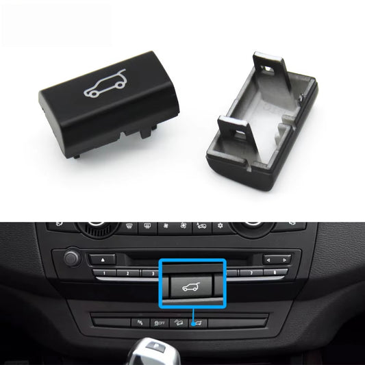 Car Dashboard Tailgate Rear Trunk Switch Button Cover Cap Replacement For BMW X5 E70 2006-2013 X6 E71 2008-2014