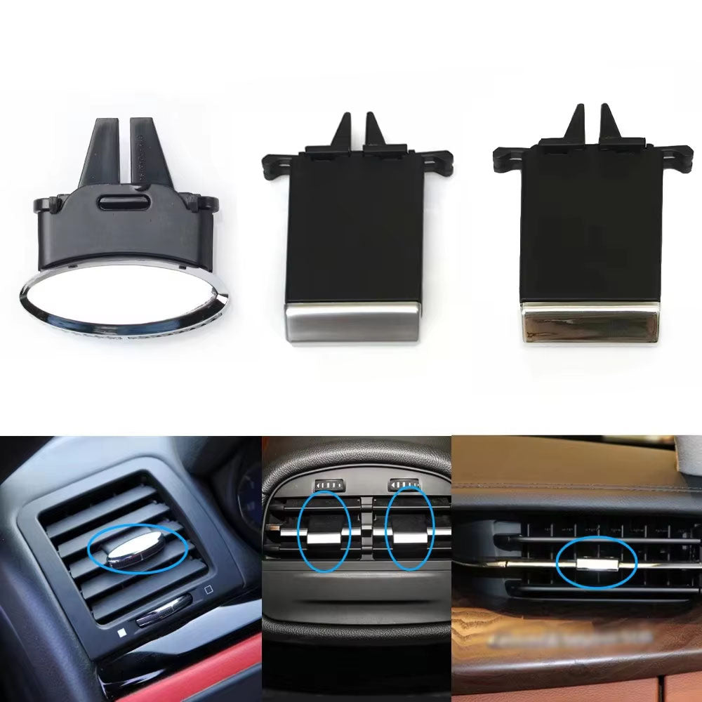 Car Front Rear Air Conditioning AC Vent Grille Clip Slider For Maserati Quattroporte GranTurismo GranCabrio Ghibli