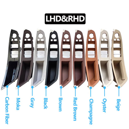 LHD RHD Interior Door Armrest Panel Pull Handle Cover Trim Replacement for BMW 5 Series F10 F11 520 523 525 528 530