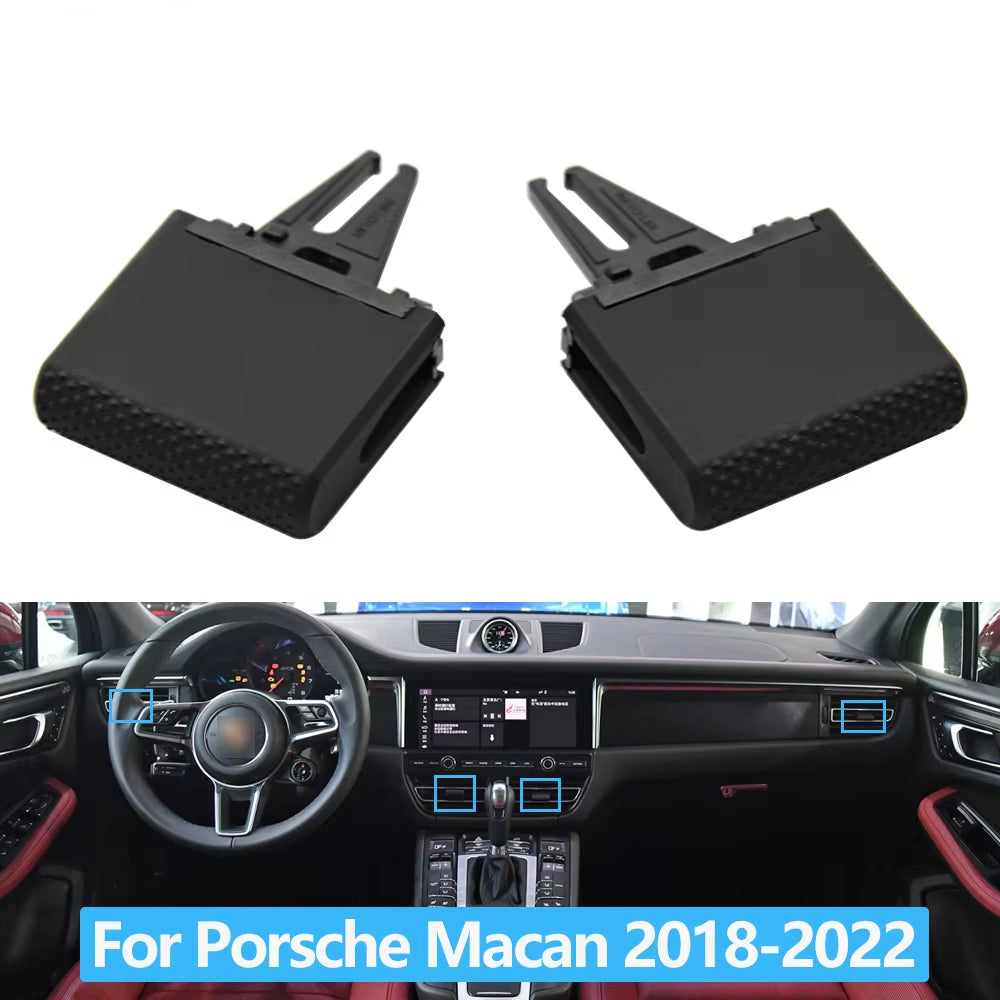 Car Front Rear AC Air Vent Outlet Tab Clip Repair Kit Air Conditioning Vent Outlet Paddle Clip For Porsche Macan 2018-2022