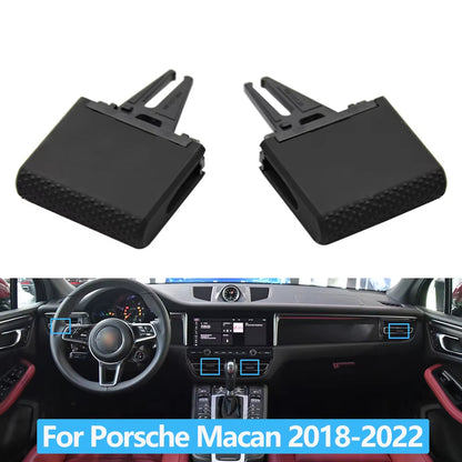 Car Front Rear AC Air Vent Outlet Tab Clip Repair Kit Air Conditioning Vent Outlet Paddle Clip For Porsche Macan 2018-2022
