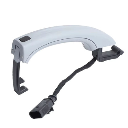 Exterior Door Handle 4L0837205A 4L0837205AGRU for Audi Q7 2007-2015, Keyless Entry, Primed, Front Rear Left Right