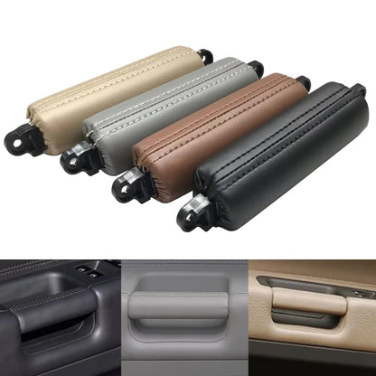 Car Interior Door Left Right Driver Leather Pull Handle For VW Volkswagen Touareg 2003 2004 2005 2006 2007 2008 2009 2010