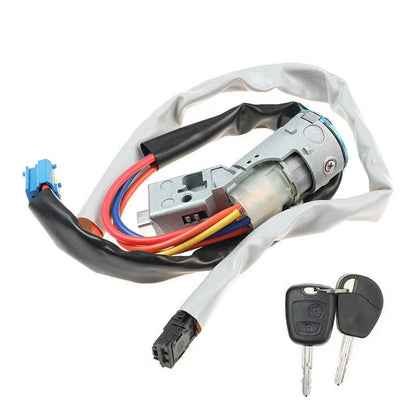 New 4162CH 4162.CH Ignition Lock Cylinder & Switch Key For Nissan For Peugeot Partner Citroen Berlingo