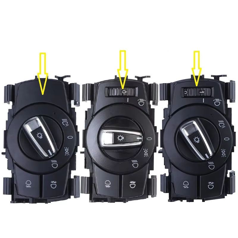 61319169404 Headlight Head Lamp Switch Knob Button 61319169405 61319169406 For BMW 1 3 X1 Series E82 E88 E90 E91 E84 2008-2015
