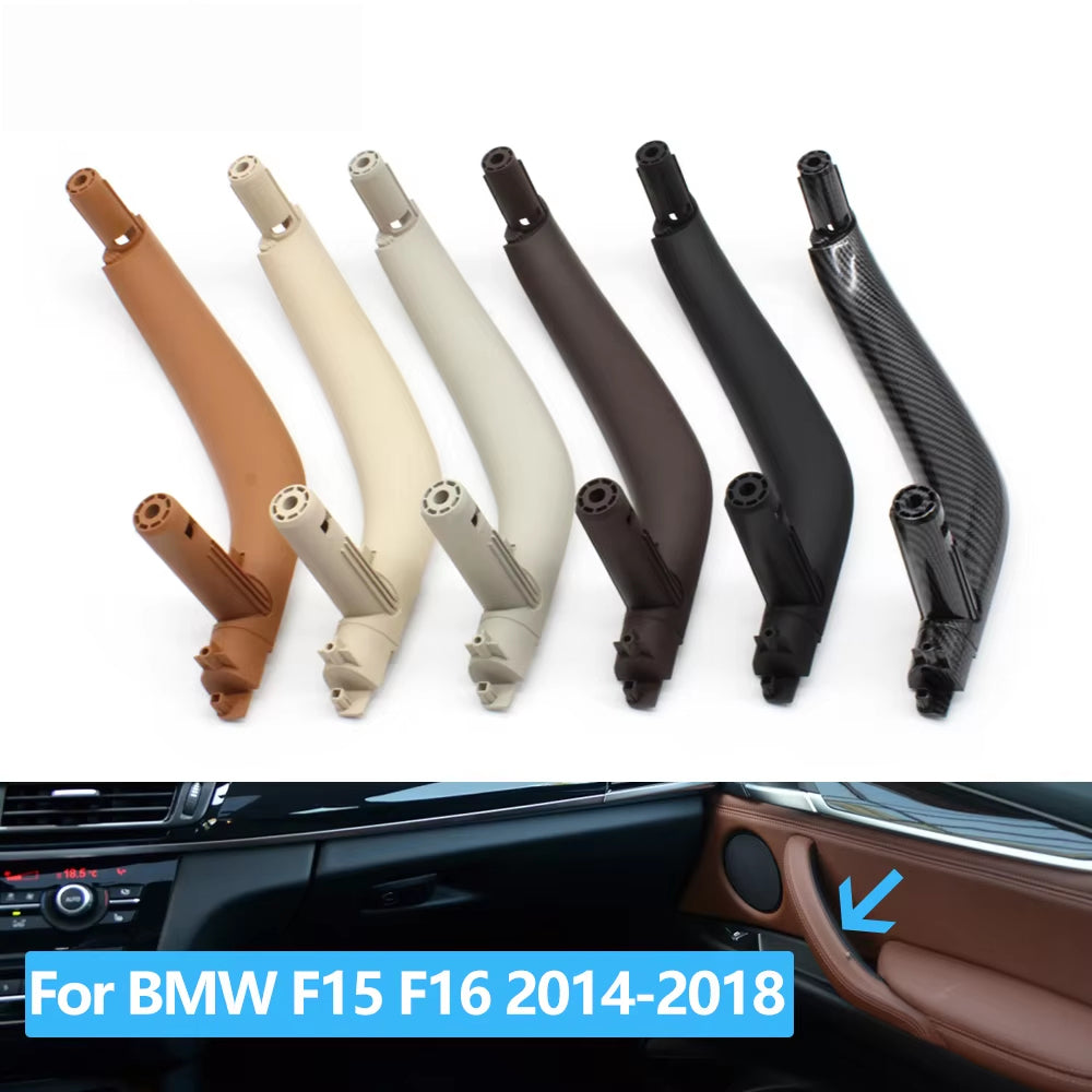 Car Door Pull Handle Trim Cover Replacement For BMW X5 X6 F15 F16 2014-2018 51417292243 51417292244