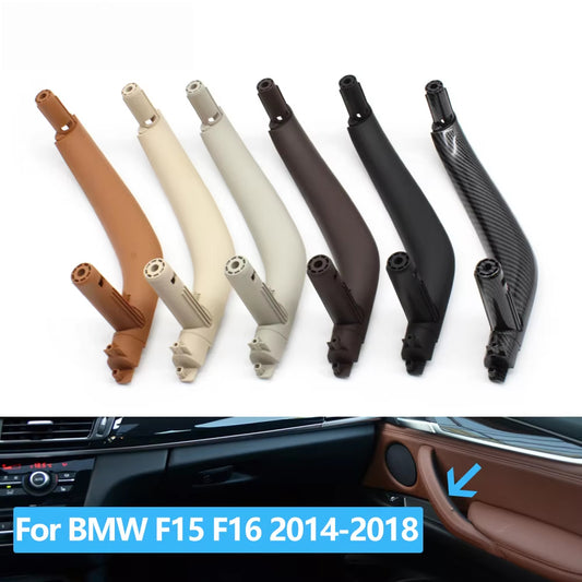 Car Door Pull Handle Trim Cover Replacement For BMW X5 X6 F15 F16 2014-2018 51417292243 51417292244