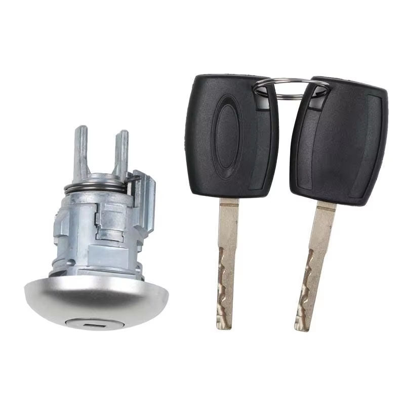 New 1781417 112234097 Door Lock Barrel Cylinder With 2 Keys For Ford Transit MK8 / Ford Transit Custom