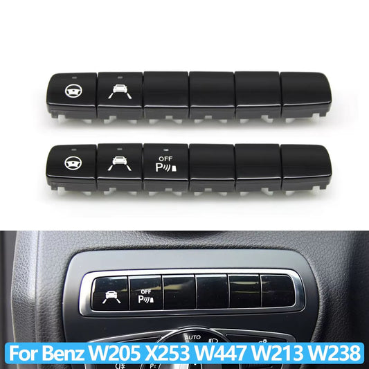 Car Headlight Camera Parking PDC Sensor Switch Block Radar Cruise Lane Assist Switch Button For Benz W205 X253 W447 W213 W238