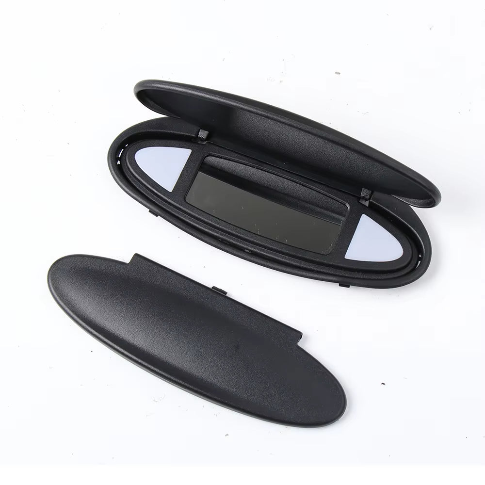 Black Interior Sun Visor Makeup Mirror Replacement For Porsche 911 996 997 986 987 Car Mirror Accessory 99773103115A12