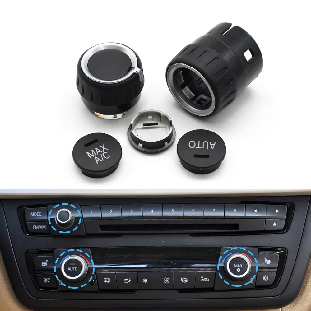 AC Heater Climate Control Switch AC Button Radio Volume Knob Cap For BMW 1 2 3 4 M4 Series F20 F21 F22 F87 F30 F31 F34 F32 F36