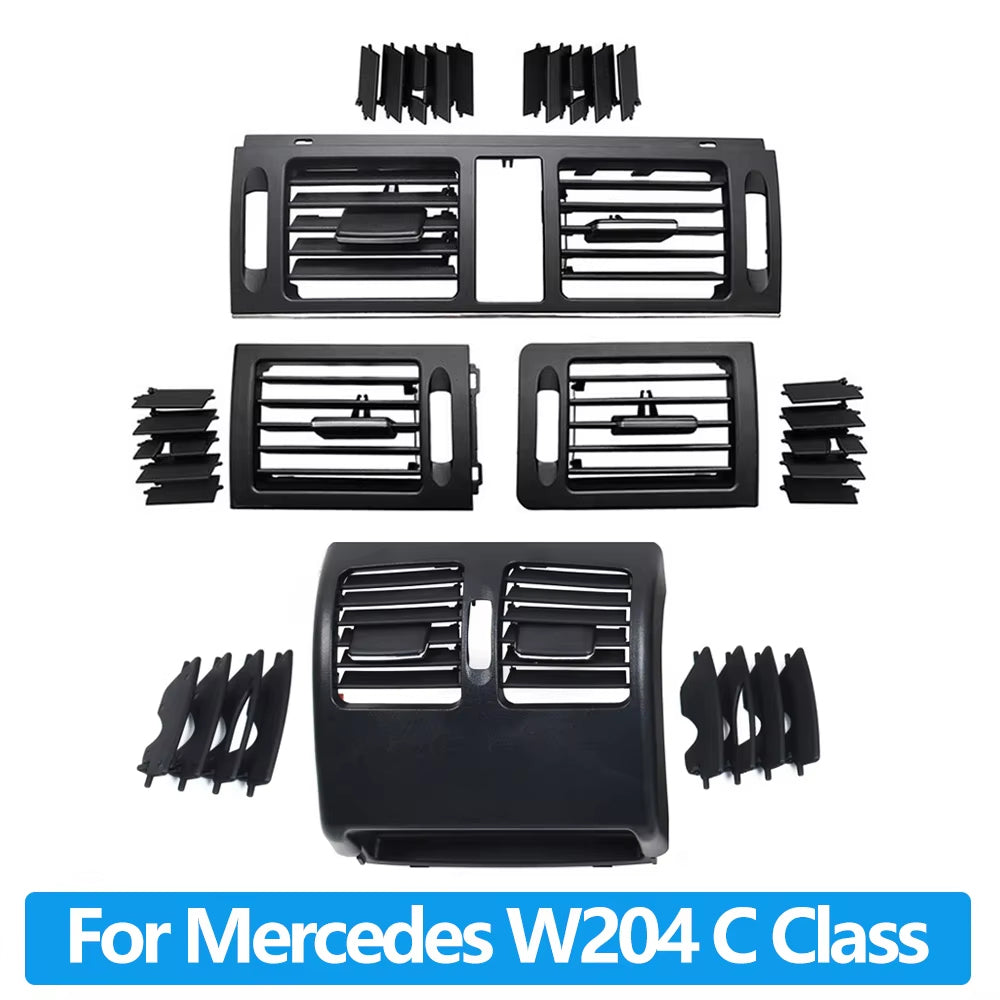LHD Front Rear Fresh Air Vent Outlet Grille For Mercedes Benz W204 C Class C180 C200 C220 C230 C260 C300 350 2007-2011