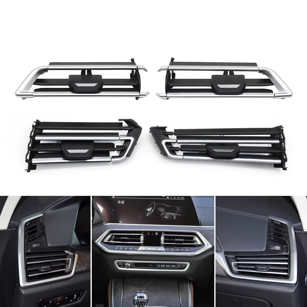 Car Middle Left Right Air Vent Grille Central AC Vent Repair Kit M Sport For BMW X5 X6 X7 G05 G06 G07 2019 2020 2021 2022