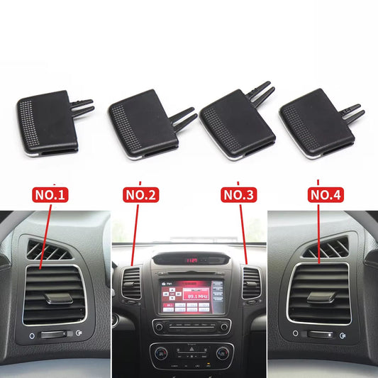Car Front Air Conditioning A/C Air Vent Outlet Tab Air Conditioning Leaf Adjust Clip Repair Kit for Kia Sorento 2009-2014