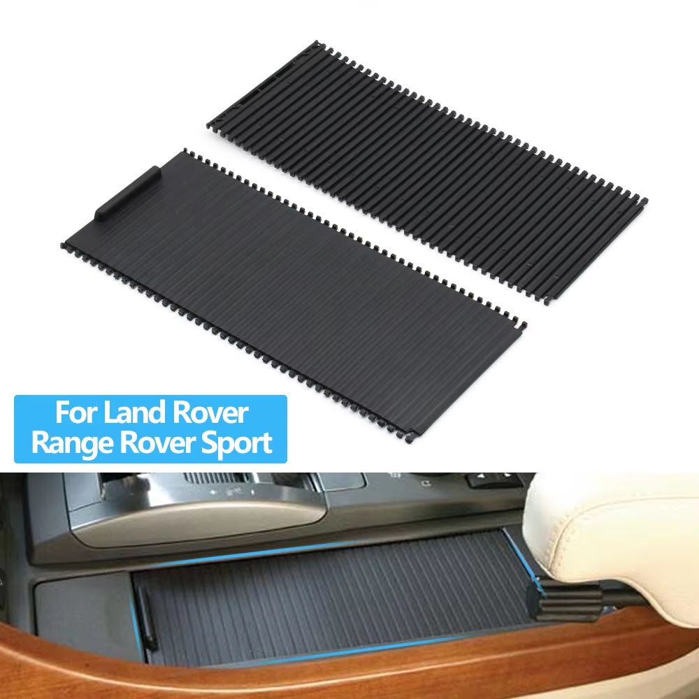 Center Console Cup Holder Cover Sliding Roller Blind Shutter For Land Rover Range Rover Sport 2005 2006 2007 2008 2009 FHM500032