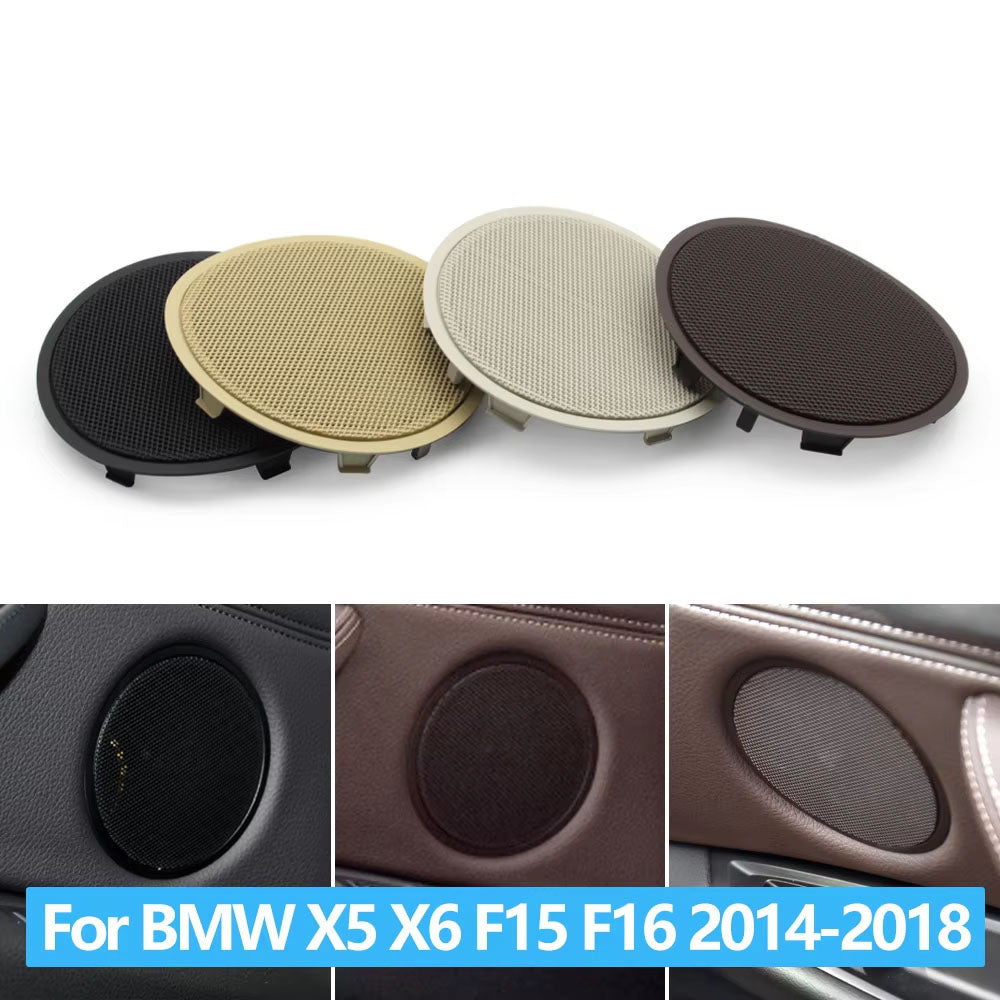 Car Front Rear Door Left Right Horn Loudspeaker Grill Sound Audio Cover Replacement For BMW X5 X6 F15 F16 2014-2018