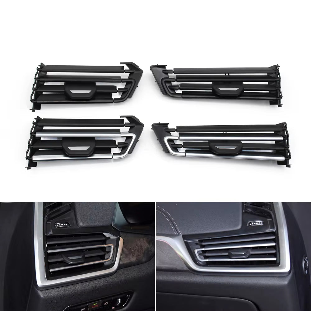 Car Left Right Air Vent Grille Repair Kit AC Vent Outer Frame For BMW X5 X6 X7 G05 G06 G07 2019 2020 2021 2022