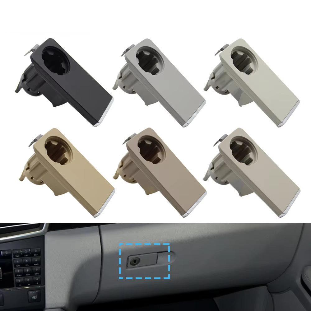 Car Glove Box Switch Handle Toolbox Compartment Lid Switch Grip Lock For Mercedes BENZ C E Class W204 W212 W207 GLK204