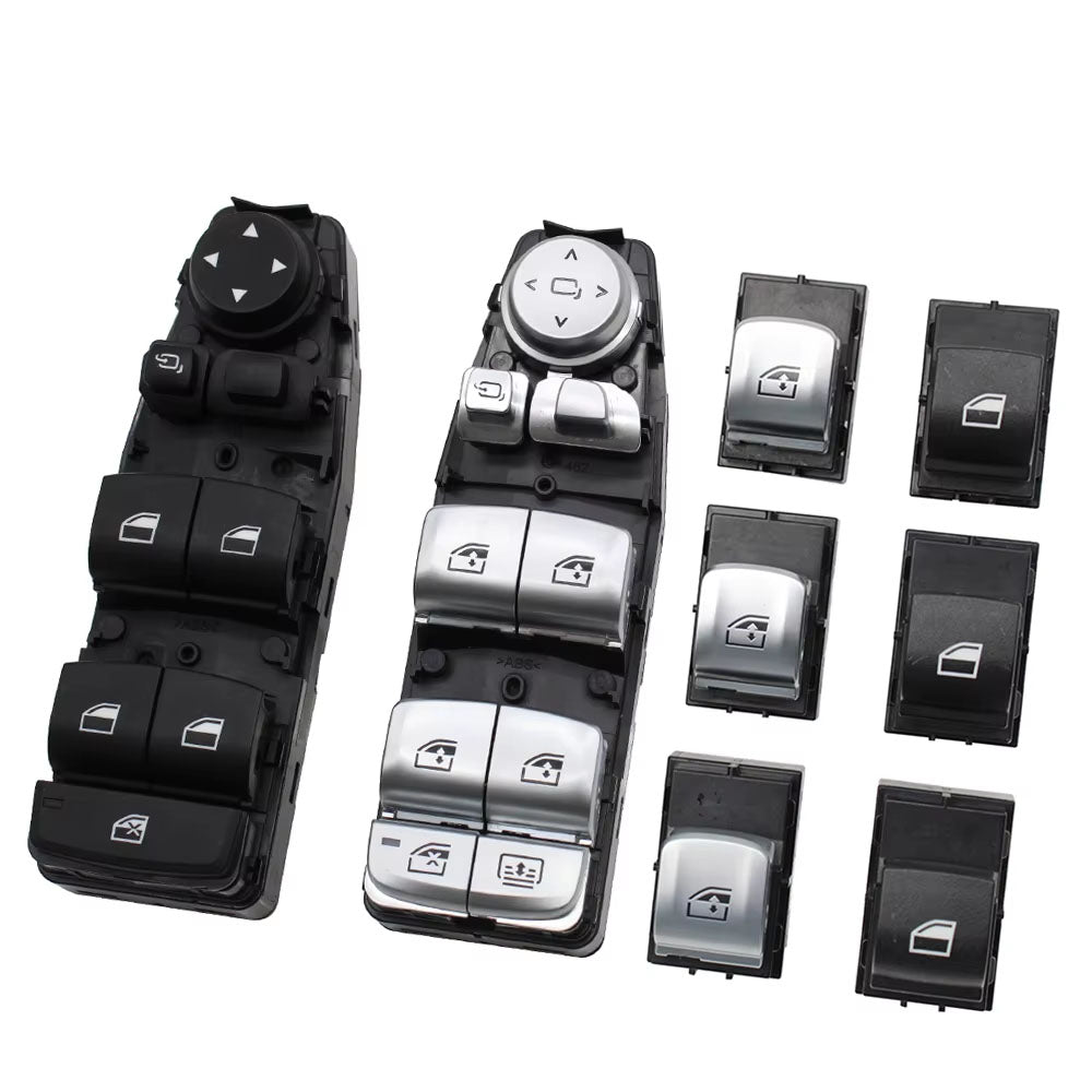 Electrical Power Chrome Master Window Switch Control Button Regulator For BMW 3 5 7 X3 X4 F30 F35 F25 F26 F07 F10 F18 F01 F02