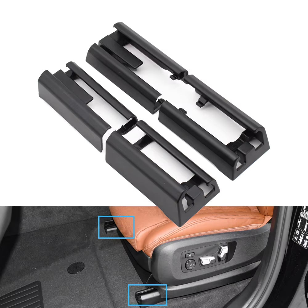 LHD RHD Car Left Right Seat Sliding Track Rail Cover Trim For BMW X5 X6 X7 G05 G06 G07 2019 2020 2021