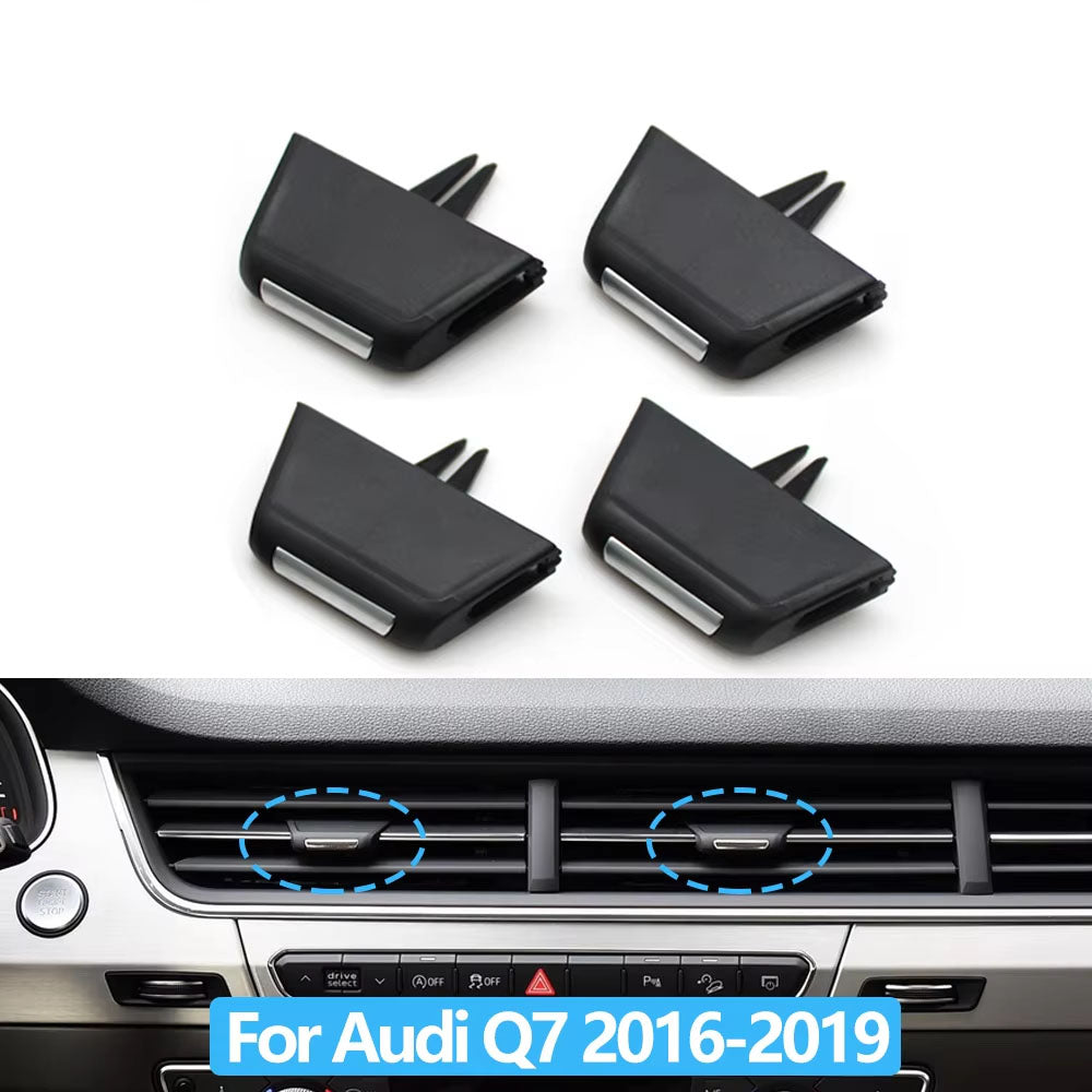 1/2/3/4PCS Car Front Air Vent Grille AC Tab Clip Slider Repair Kit For Audi Q7 2016 2017 2018 2019
