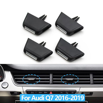 1/2/3/4PCS Car Front Air Vent Grille AC Tab Clip Slider Repair Kit For Audi Q7 2016 2017 2018 2019