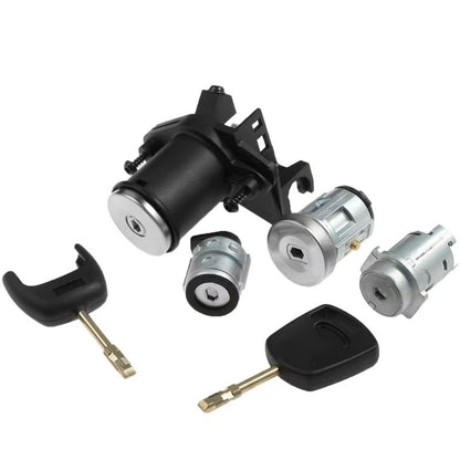 New 1479660 with 2 Keys Car Door Lock Barrel for Ford Fiesta MK V Fusion/Mk5 Cylinder Repair 2S61A22050BM 2S61-A22050-BM