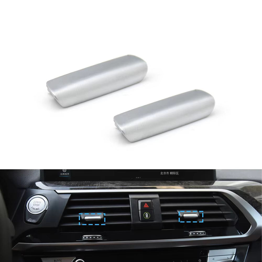 Car Front Rear Air Conditioning AC Vent Outlet Tab Clip Slider Toggle Piece For BMW X3 X4 G01 G02 F97 F98 2018 2019 2020 2021