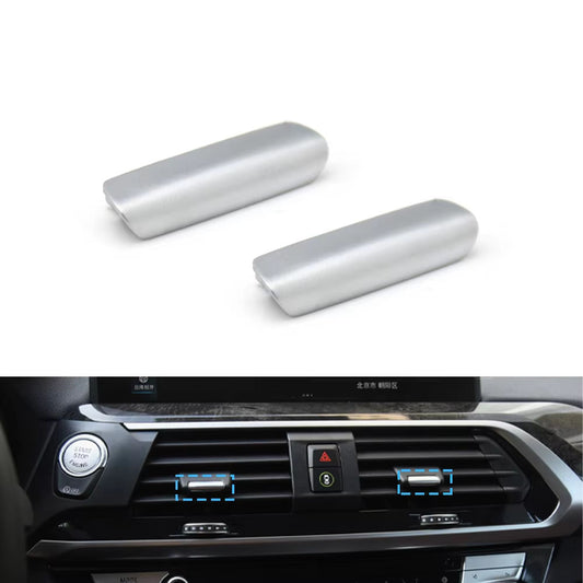 Car Front Rear Air Conditioning AC Vent Outlet Tab Clip Slider Toggle Piece For BMW X3 X4 G01 G02 F97 F98 2018 2019 2020 2021