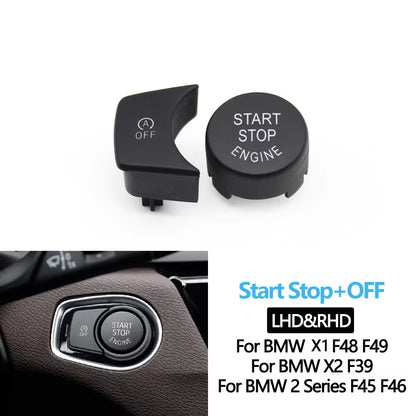 LHD RHD Car Engine Ignition Start Stop Switch OFF Button Replacement For BMW X1 X2 2 Series F48 F89 F39 F45 F46