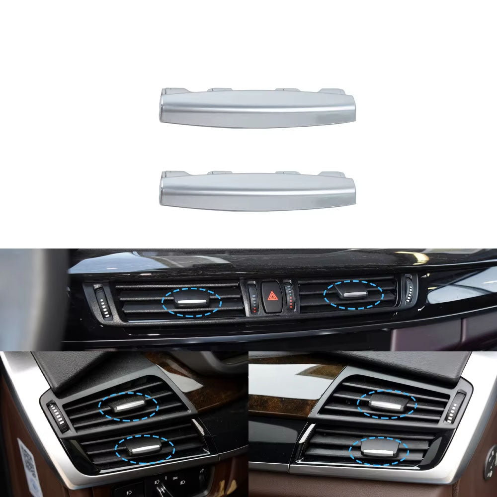 Car Front Air conditioning AC Vent Outlet Tab Clip Slider Toggle Piece For BMW X5 X6 F15 F16 X5M X6M 2014-2018