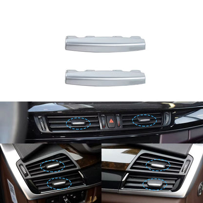 Car Front Air conditioning AC Vent Outlet Tab Clip Slider Toggle Piece For BMW X5 X6 F15 F16 X5M X6M 2014-2018