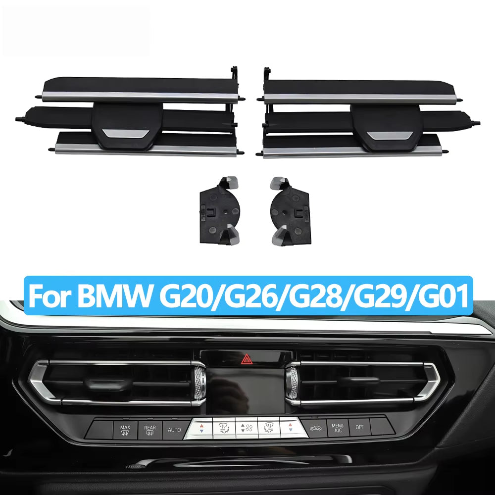 Car Middle Air Vent Outlet Grille AC Slide Clip Repair Kit For BMW 1 2 3 4 Z4 X3 X4 Series F40 F44 G20 G28 G29 G01 G02