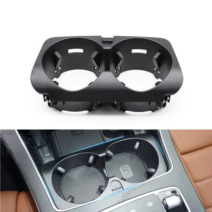 Center Console Insert Drinks Cup Holder For BENZ W205 W253 W213 W447 W257 C E GLC Class C300 C350 C43 C63 AMG E300 E400 GLC300