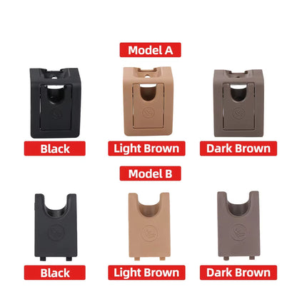 Rear Seat Hook ISOFIX Cover For Lexus ES UX Child Restraint Cover 7373106010C0 Car Rear Seat Hook Buckle Black Brown