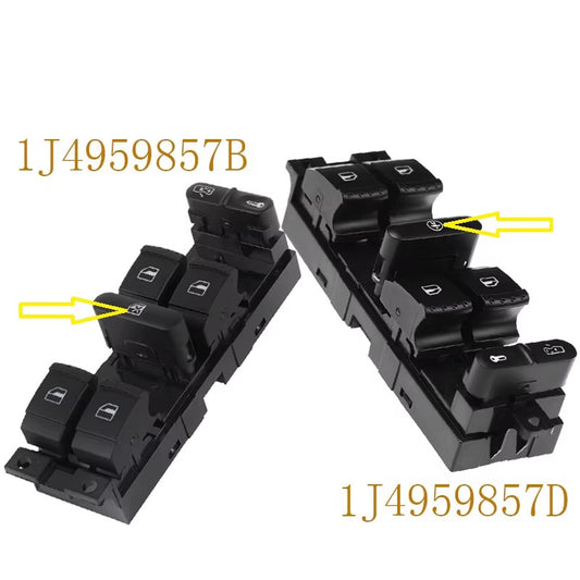 1J4959857B Electric Power Master Window Switch Car 1J4959857D For VW Golf MK4 Jetta Bora Passat B5 Seat Leon Toledo Superb