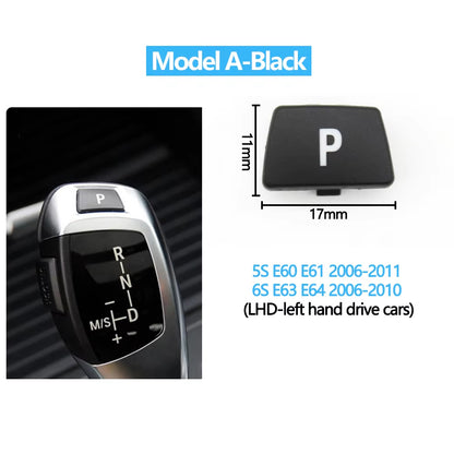 Car Gear Lever Auto Parking Button Cap For BMW 1 2 3 4 5 7 X3 X4 X5 X6 E60 F20 F21 F30 F34 F36 F10 F11 F01 F02 F07 F25 F26 F15
