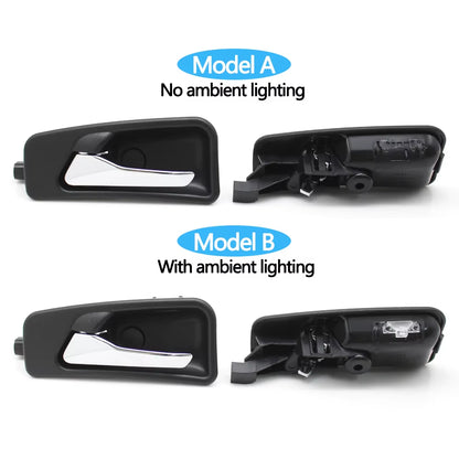 Car Inner Front Rear Left Right Chrome Door Pull Handle Assembly For Mercedes Benz G Class W463 2004-2018